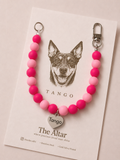 Little Paws Beaded Necklace | Personalised Dog Name & Contact Number